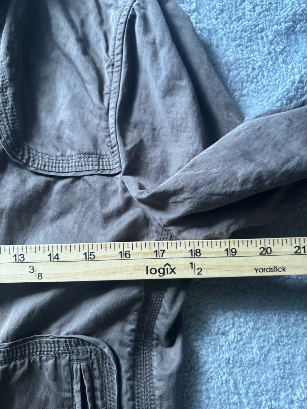Elie Tahari‎ Brown Utility Jacket Military Safari Moto Minimalist - Picture 7 of 8